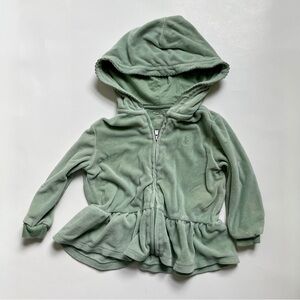 18M Ralph Lauren Mint Green Velour Tracksuit Infant Jacket